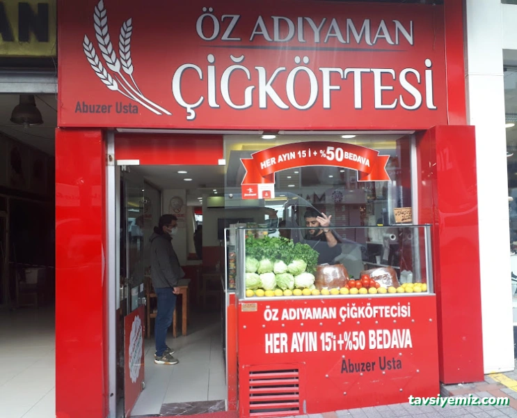 Öz Adıyaman Çiğ Köftecisi Abuzer Usta