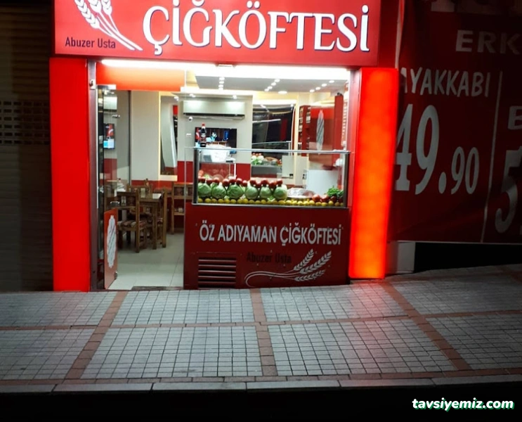 Öz Adıyaman Çiğ Köftecisi Abuzer Usta