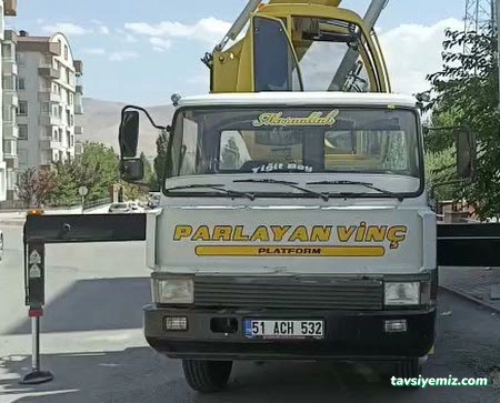 Parlayan Vinç Platform - Niğde Vinç