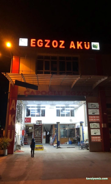 Rize Çapoğlu Akü Egzoz