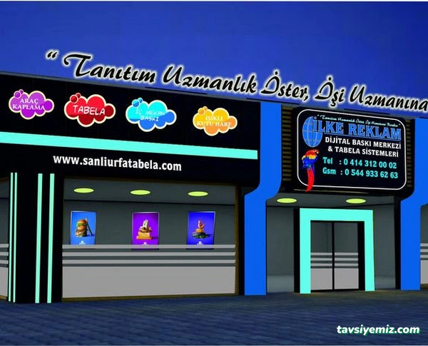 Şanlıurfa Tabela & Dijital Baskı Merkezi