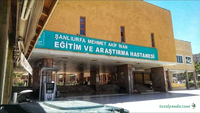 S.b.ü. Şanlıurfa Mehmet Akif İnan Eğitim Ve Araştırma Hastanesi