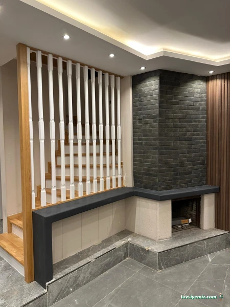 Sedef Ahşap Merdiven