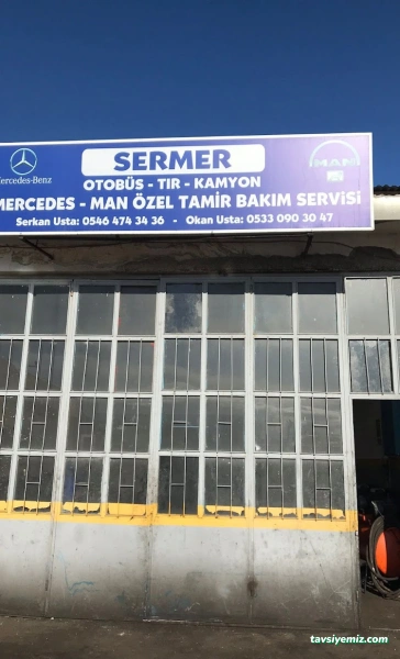 Sermer Otomotiv Tır Kamyon Tamirhanesi