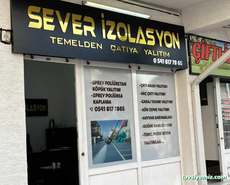 Sever İzolasyon Poliüretan Köpük Eskişehir Yalıtım