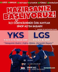 Sinop Yks Lgs Açı Kurs Merkezi
