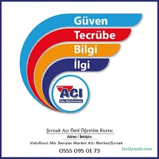 Şırnak Açı Özel Öğretim Kursu