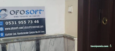 Sivas Web Tasarım Ofosoft Bilişim