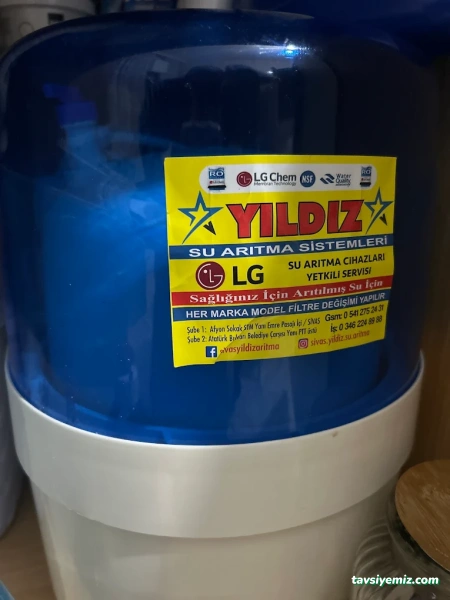 Sivas Yıldız Su Arıtma Cihazları Ve Filtre Bakım Yetkili Servisi