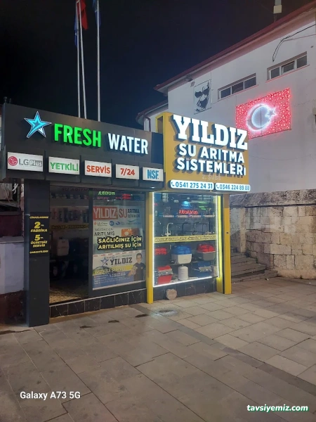 Sivas Yıldız Su Arıtma Cihazları Ve Filtre Bakım Yetkili Servisi