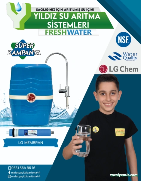 Sivas Yıldız Su Arıtma Cihazları Ve Filtre Bakım Yetkili Servisi