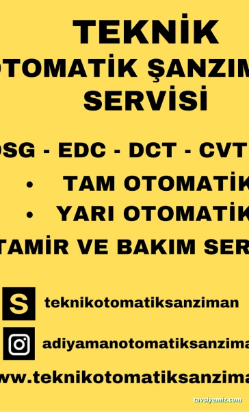 Teknik Otomatik Şanzıman Servisi