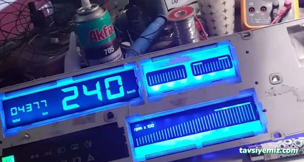 Tempra Tipo Dijital Gösterge Saati Tamiri Şenol Usta