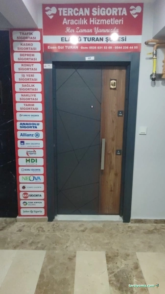 Tercan Sigorta Elazığ Turan Şubesi