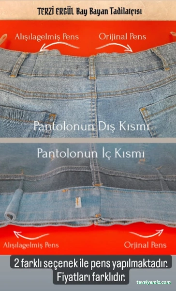 Terzi Ergül Bay Bayan Tadilatçısı