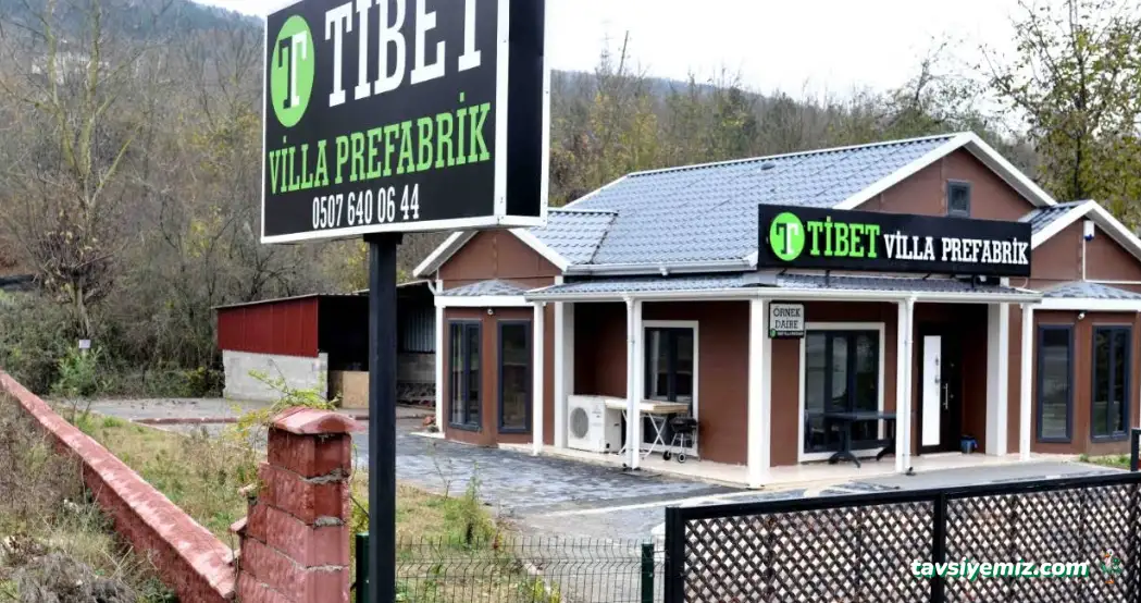 Tibet Villa Prefabrik Çelik Konstrüksiyon