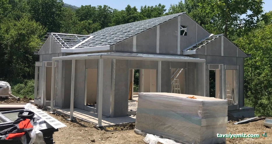 Tibet Villa Prefabrik Çelik Konstrüksiyon