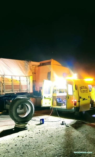 Tır Lastik Yol Yardım Cengiz Oto Lastik