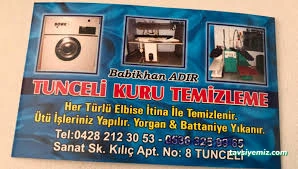 Tunceli Kuru Temizleme (Babikhan Adır)