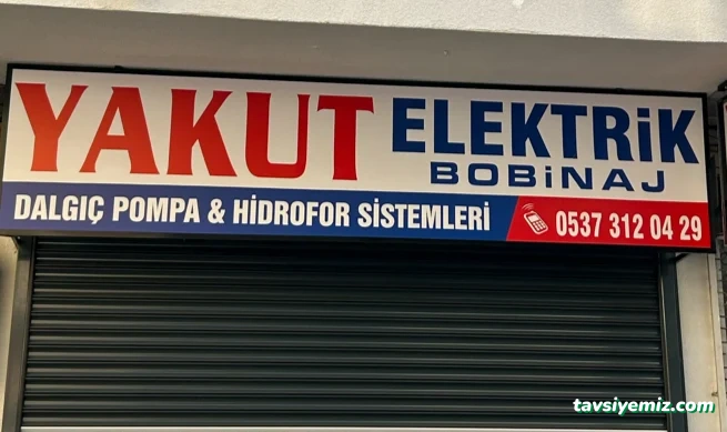 Yakut Elektrik Dalgıç Pompa Hidrofor Bobinaj