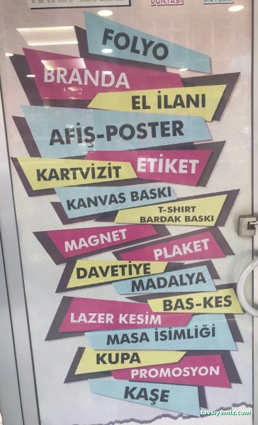 Yaldız Matbaa Davetiye Dünyası Copy Center Dijital Baskı Merkezi
