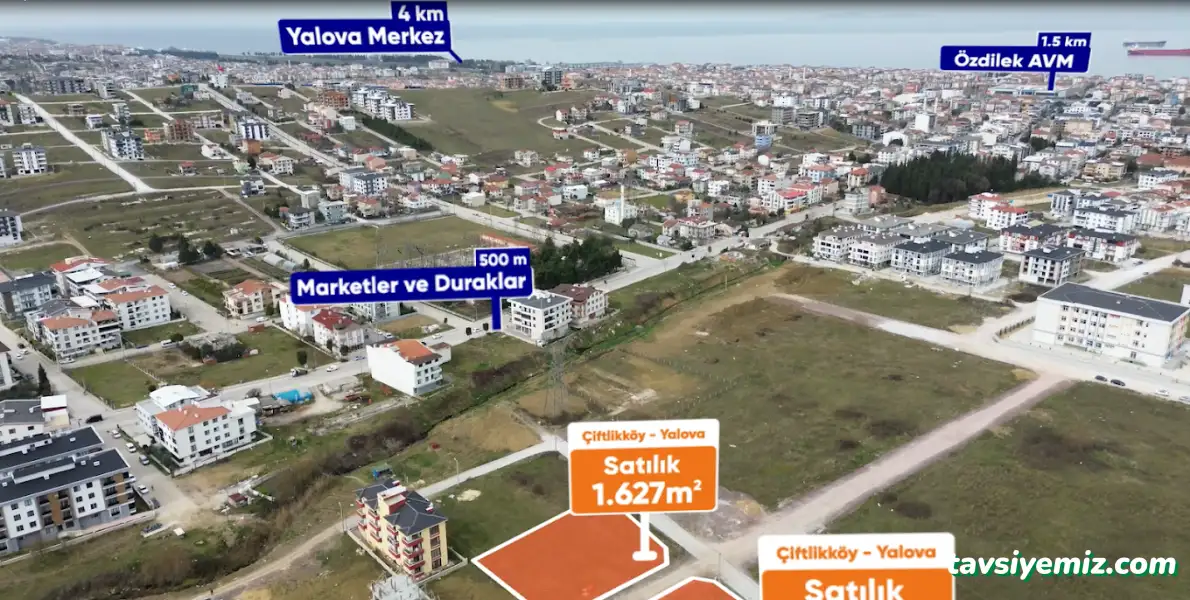 Yalova Drone Çekim - Arsa Arazi Havadan Çekim