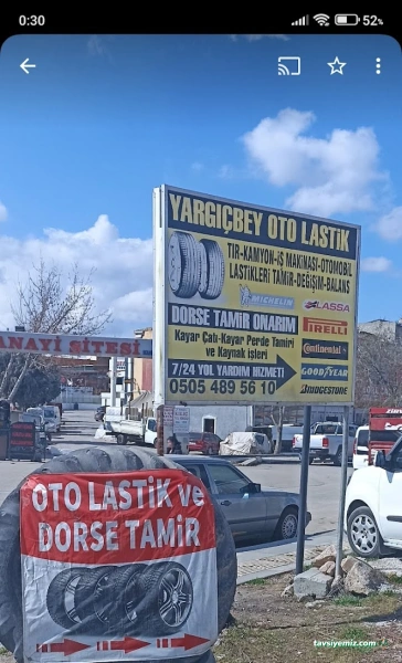 Yargıçbey Oto Lastik 7/24 Yol Yardım Tır-Kamyon Kepçe Otomobil