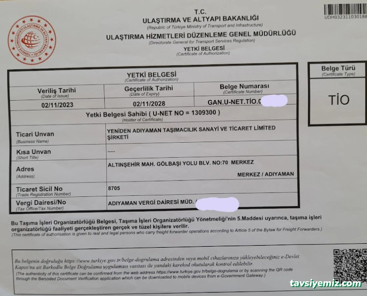 Yeniden Adıyaman Taşımacılık Sanayi Ve Ticaret Limited Şirketi