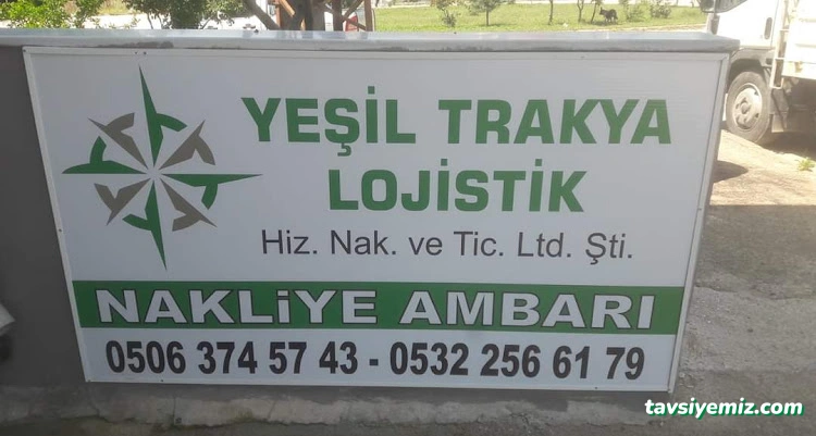 Yeşil Trakya Lojistik Kırklareli Ambarı