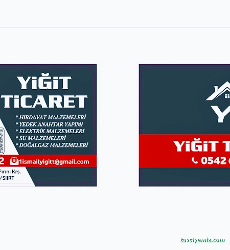 Yiğit Ticaret Hırdavat Yapı Market İnşaat Malzemeleri