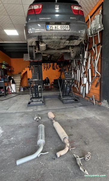 Yücel Egzoz Atasanayi - Çiğli Karşıyaka Egzoz Tamir Emisyon Partikül Katalizör Temizlik