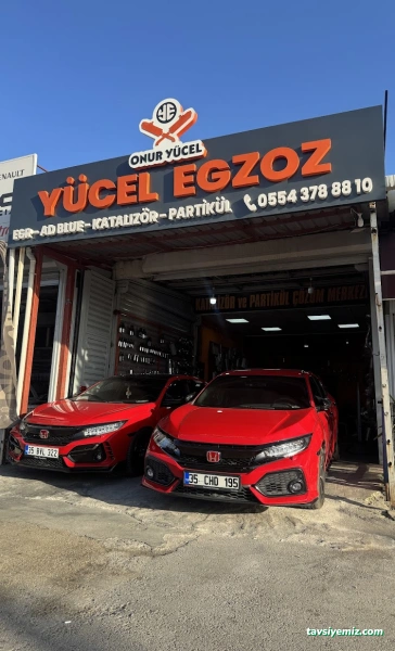 Yücel Egzoz Atasanayi - Çiğli Karşıyaka Egzoz Tamir Emisyon Partikül Katalizör Temizlik