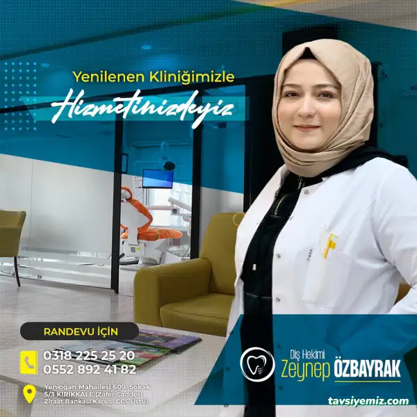 Zeynep Özbayrak Ağız Ve Diş Sağlığı Polikliniği